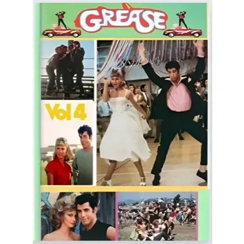 GREASE-NOS TEMPOS DA BRILHANTINA-PHOTOBOOK 4 DE 4-JOHN TRAVOLTA-OLIVIA NEWTON-JOHN-FOTOS R