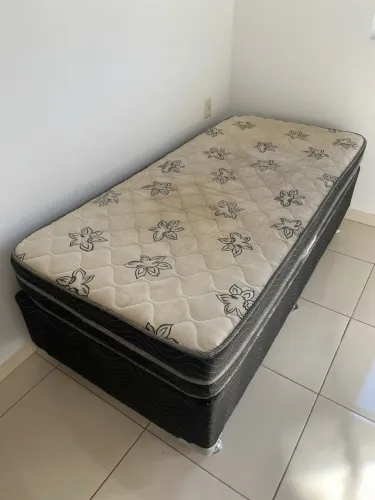 Cama Box Solteiro (Box + Colchão) Ortobom