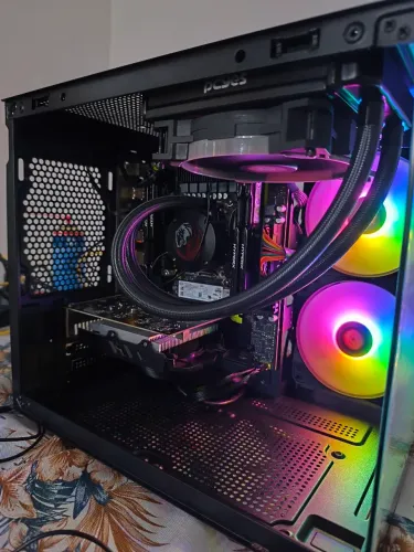 Computador Gamer Xeon E5 2650 v4 16 Gb DDR4 SSD NVME 256 gen4 RX 550 4Gb