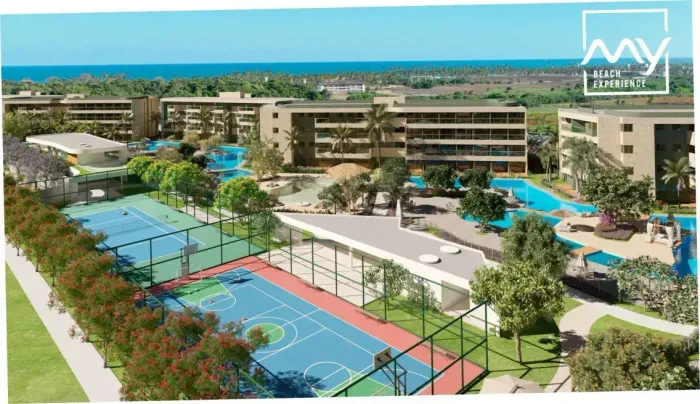 PORTO DE GALINHAS - Studio com 26 m² 1 quarto, infraestrutura de lazer e segurança