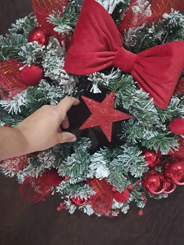 Guirlanda Natália decorada luxo