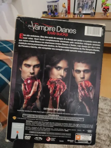 Box Dvd Vampire Diaries temporadas 1-5