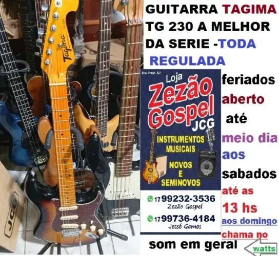 GUITARRA TAGIMA TG230 REGULADA 870RS 12X 82,RS TROCAS