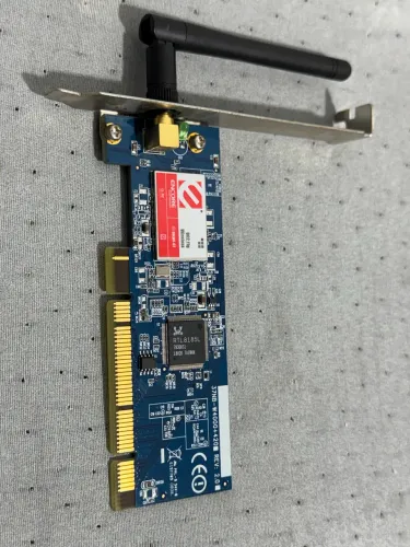 Placa WiFi PCI Encore 802.11g 54Mbps RTL8185L com Antena