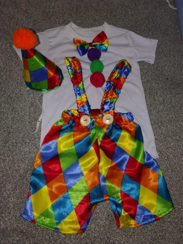 Fantasia de palhacinho 2 anos