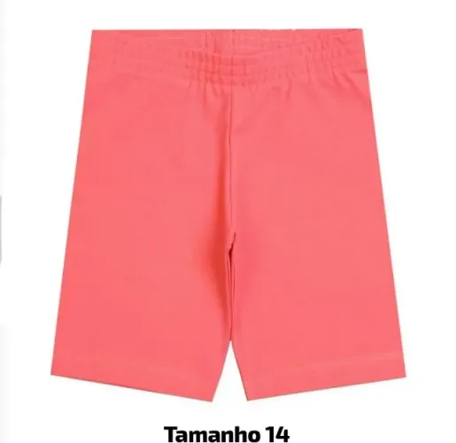 Bermuda Ciclista Juvenil Feminina Tam 14 | Cotton Básica Camélia