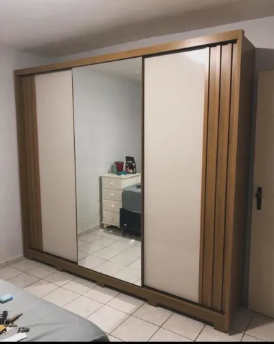 ? Guarda-Roupa 100% MDF Moderno com Espelho Arizona ?