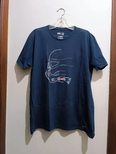 Camiseta Masculina Stars Wars NFL Patriots