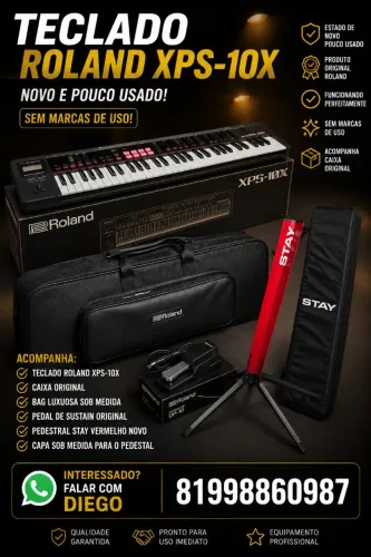 Teclado xps10x + estante Stay completo