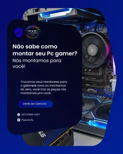 Montagem ou troca de peças