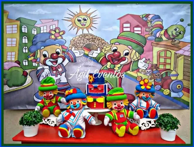 Painel para decoração de festa tema patati patata