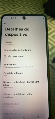 Vendo celular motog54