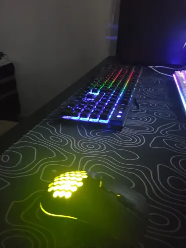 Kit Teclado e Mouse Gamer RGB