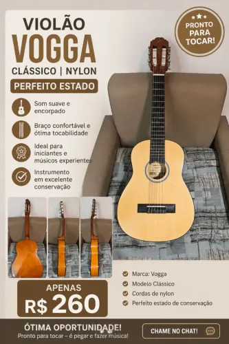 Violão Vogga Iniciante/Infantil 