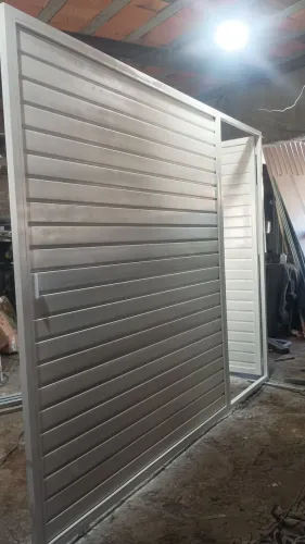 Portão galvanizado novo completo 2.10x3.00