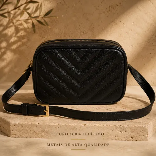 Bolsa em Couro Legítimo nova