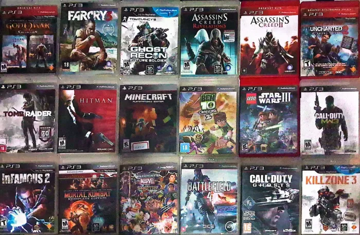Lote Com 18 Jogos De PS3 Originais Funcionando