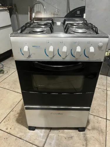Fogão esmaltec 4 bocas acendimento manual chama * só 250