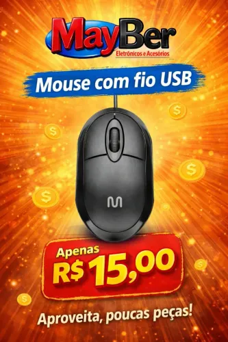 Mouse USB para computador
