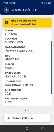 BMW X5 Xdrive 45E 3.0 M.sport Híbrido AU 2023