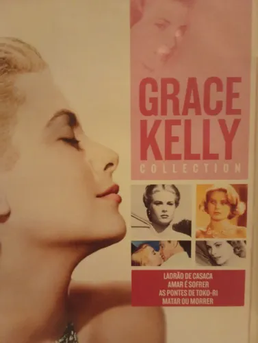 BOX COM 4 DVDS DE FILMES DA ATRIZ GRACE KELLY