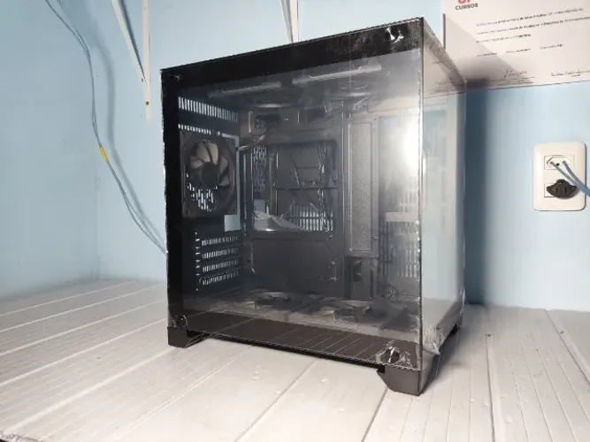 Gabinete Rise Mode Galaxy Glass com Fans