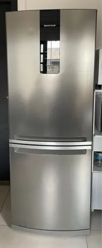 Geladeira Brastemp Frost Free Inverse 443L Inox BRE57AK