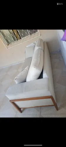 Sofa linho aceito troca por som