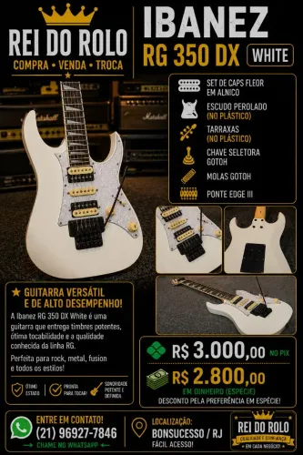 IBANEZ RG 350 DX C/ UPGRADES 