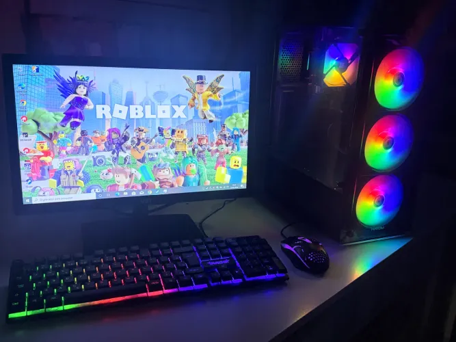 Pc game top ryzer 5 8gb ssd novo na caixa aceito cartão