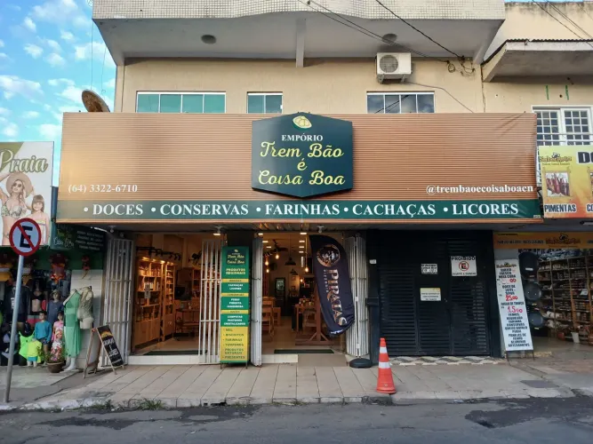 Ótimo comércio em caldas novas Empório Trem Bão é Coisa Boa maravilhoso