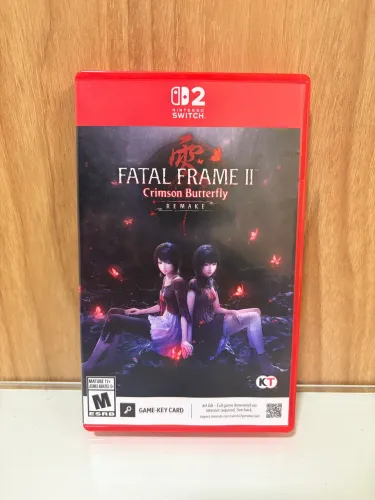 Fatal Frame II Crimson Butterfly Remake Nintendo Switch 2 Mídia Física Original