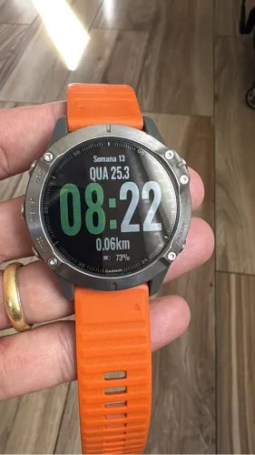 Relógio Garmin Fênix 6 Sapphire Titanium