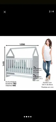 Berço montessoriano com colchão 