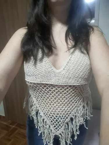Blusa de tricô
