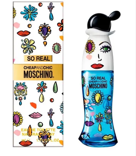 perfume moschino so real cheap and chic 30ml - NOVO 