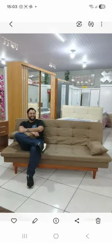 Sofa cama reclinável com 3 posições