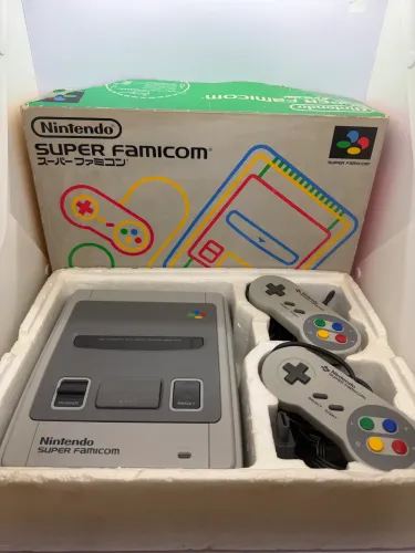 Nintendo Super Famicom SHVC-001 Caixa - Serial Batendo