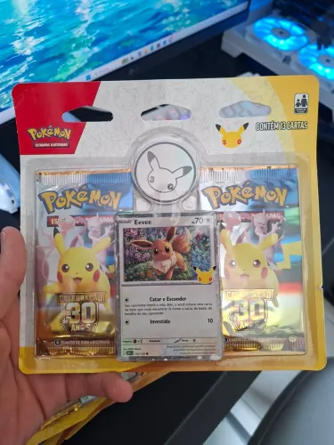 Pokémon TCG, 30 anos - Blister Duplo Pokémon com moeda