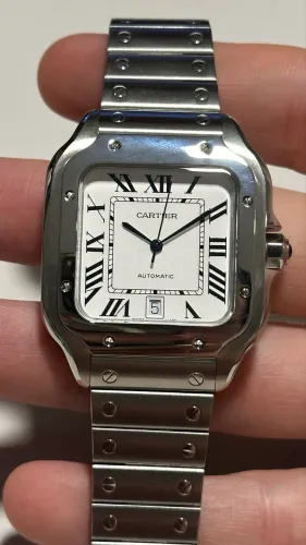 Relógio Cartier Santos XL automático Clne