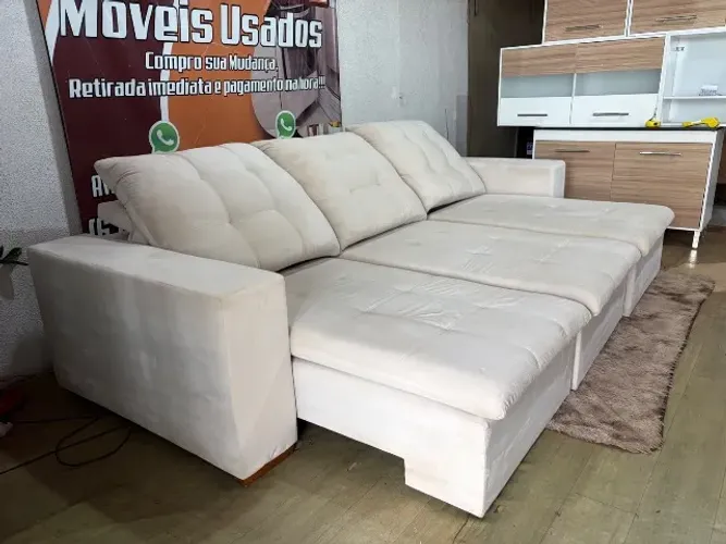 Sofa retrátil reclinável perfeito ( entrego)