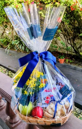 Cesta Artesanais de Café Manhã e Tarde