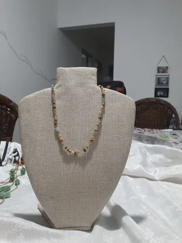 Colar Harmonia das Pedras Naturais