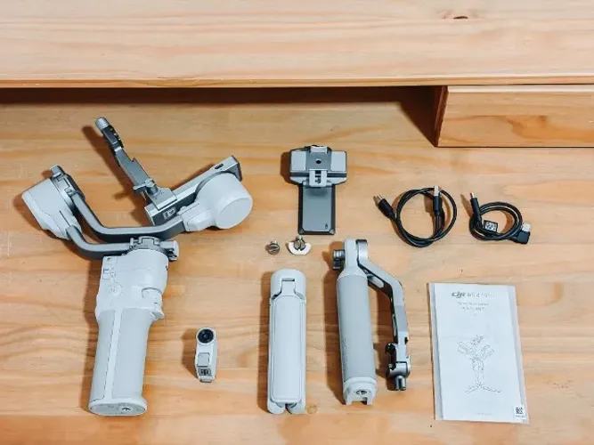 DJI RS4 Mini Combo, gimbal com módulo de rastreamento, Campinas estabilizador profissional