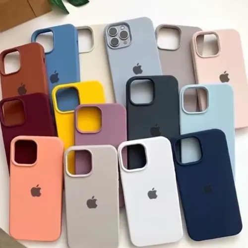 Atacado e Varejo - Capinha Colorida Silicone Aveluda iPhone 12 13 14 15 16 Plus Pro Pro Ma