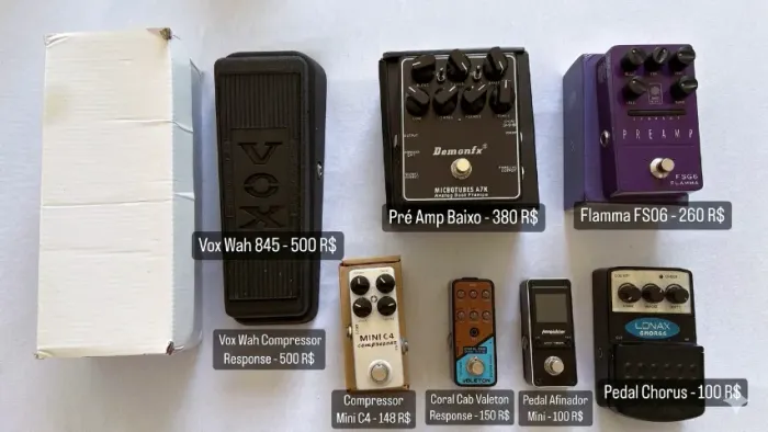 Pedais para guitarra