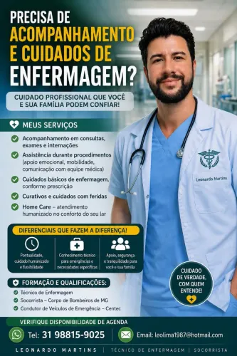 Técnico de enfermagem particular
