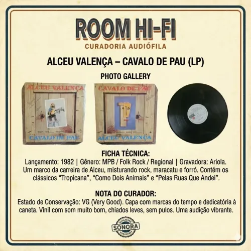 LP Vinil Alceu Valença - Cavalo de pau