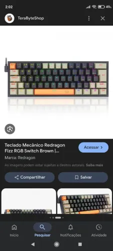 Teclado redragon fizz 60% + mouse attack shark x11