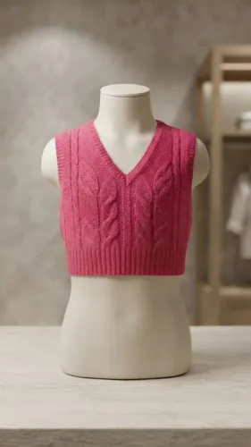 Croped Tricot casual